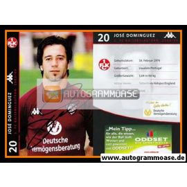 Autogramm Fussball | 1. FC Kaiserslautern | 2003 | Jose DOMINGUEZ