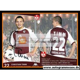 Autogramm Fussball | 1. FC Kaiserslautern | 2004 | Christian TIMM