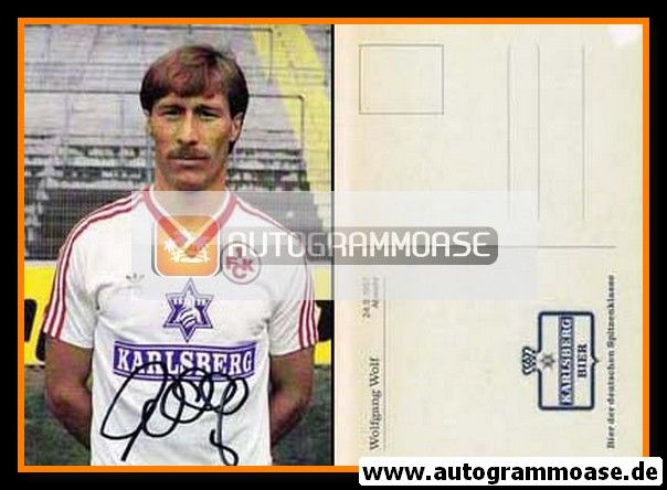 Autogramm Fussball | 1. FC Kaiserslautern | 1984 | Wolfgang WOLF