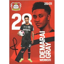 Autogramm Fussball | Bayer Leverkusen | 2020 | Demarai GRAY