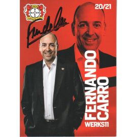 Autogramm Fussball | Bayer Leverkusen | 2020 | Fernando CARRO