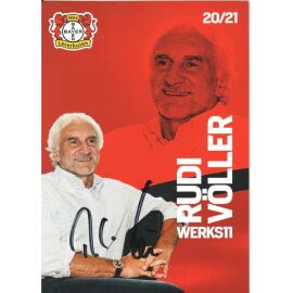 Autogramm Fussball | Bayer Leverkusen | 2020 | Rudi VÖLLER