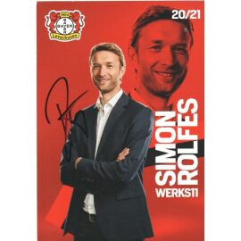 Autogramm Fussball | Bayer Leverkusen | 2020 | Simon ROLFES