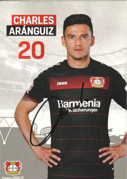 Autogramm Fussball | Bayer Leverkusen | 2016 | Charles ARANGUIZ