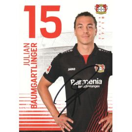 Autogramm Fussball | Bayer Leverkusen | 2017 | Julian BAUMGARTLINGER