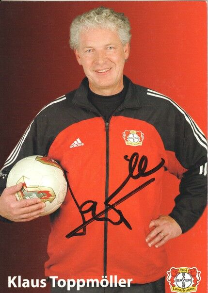 Autogramm Fussball | Bayer Leverkusen | 2002 | Klaus TOPPMÖLLER