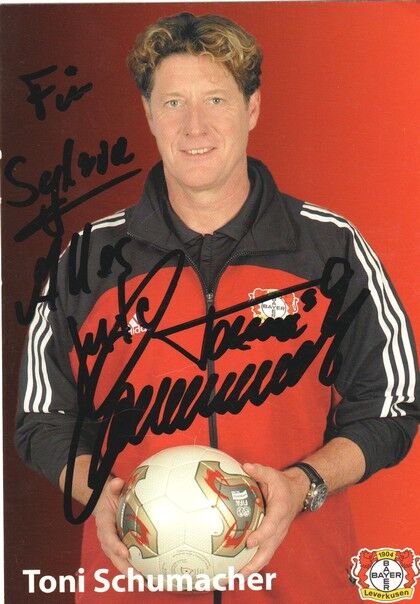 Autogramm Fussball | Bayer Leverkusen | 2002 | Harald SCHUMACHER