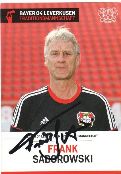 Autogramm Fussball | Bayer Leverkusen | 2010er TM | Frank SABOROWSKI