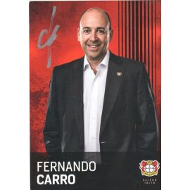 Autogramm Fussball | Bayer Leverkusen | 2018 | Fernando CARRO