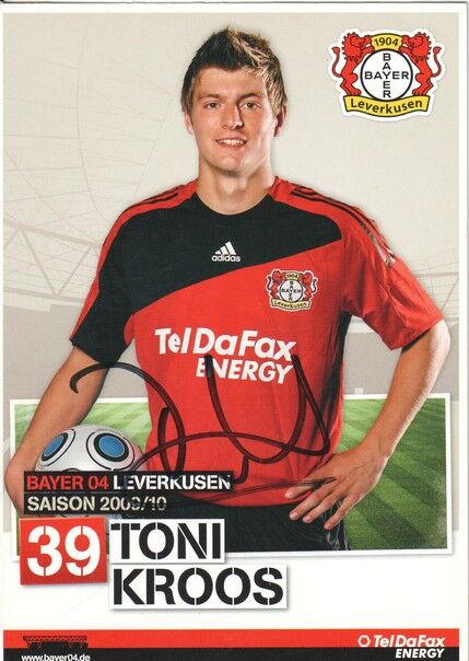Autogramm Fussball | Bayer Leverkusen | 2009 | Toni KROOS