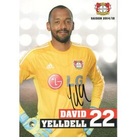 Autogramm Fussball | Bayer Leverkusen | 2014 | David YELLDELL