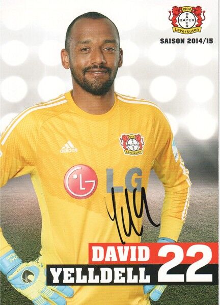 Autogramm Fussball | Bayer Leverkusen | 2014 | David YELLDELL