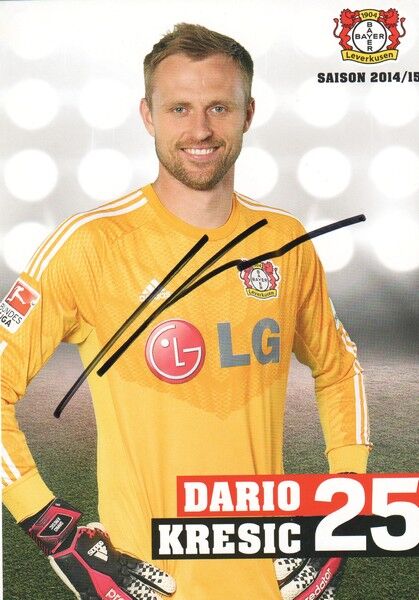 Autogramm Fussball | Bayer Leverkusen | 2014 | Dario KRESIC
