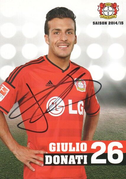 Autogramm Fussball | Bayer Leverkusen | 2014 | Giulio DONATI