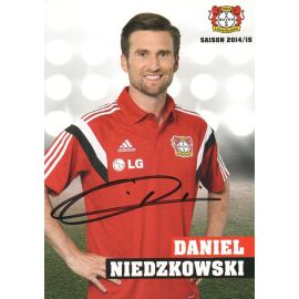 Autogramm Fussball | Bayer Leverkusen | 2014 | Daniel NIEDZKOWSKI