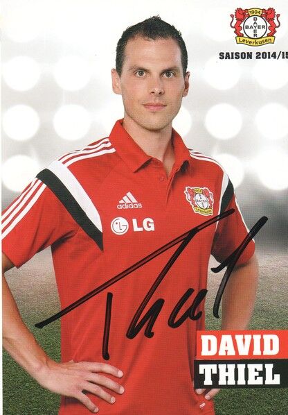 Autogramm Fussball | Bayer Leverkusen | 2014 | David THIEL