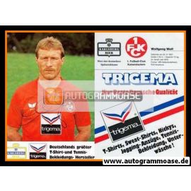 Autogramm Fussball | 1. FC Kaiserslautern | 1987 rot | Wolfgang WOLF