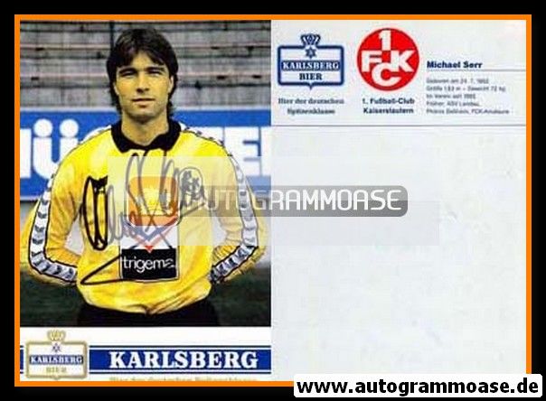 Autogramm Fussball | 1. FC Kaiserslautern | 1988 | Michael SERR