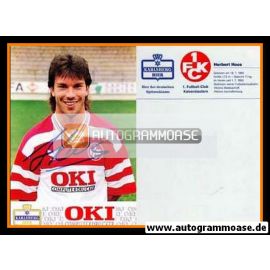 Autogramm Fussball | 1. FC Kaiserslautern | 1989 OKI | Herbert HOOS