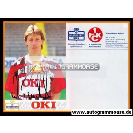 Autogramm Fussball | 1. FC Kaiserslautern | 1991 | Wolfgang FUNKEL