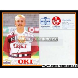 Autogramm Fussball | 1. FC Kaiserslautern | 1991 | Oliver SCHÄFER