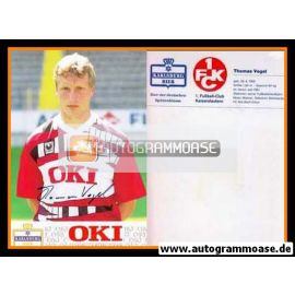 Autogramm Fussball | 1. FC Kaiserslautern | 1991 | Thomas VOGEL