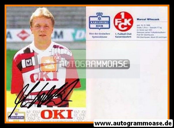 Autogramm Fussball | 1. FC Kaiserslautern | 1991 | Marcel WITECZEK
