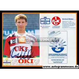 Autogramm Fussball | 1. FC Kaiserslautern | 1991 | Bernhard WINKLER (Logo)