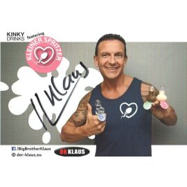 Autogramm Erotik | BB KLAUS | 2010er (Portrait Color) Kinky Drinks