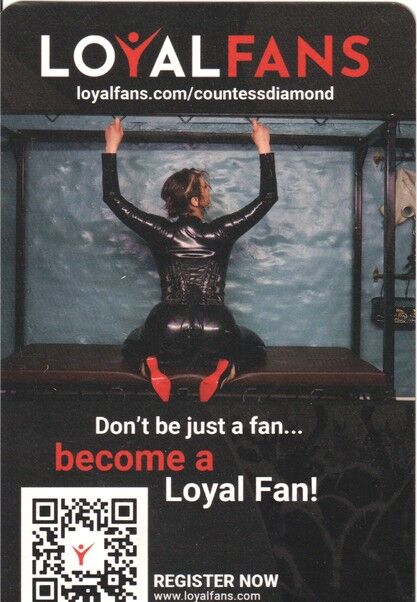 Autogramm Erotik | COUNTESS DIAMOND | 2020er (Portrait Color) LoyalFans
