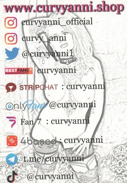 Autogramm Erotik | CURVY ANNI | 2020er (Portrait Color) NUDE Websites