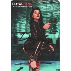 Autogramm Erotik | DEMONESS LUNA | 2020er (Portrait Color) LoyalFans