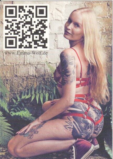 Autogramm Erotik | EMMA WOLF | 2020er (Portrait Color) Website