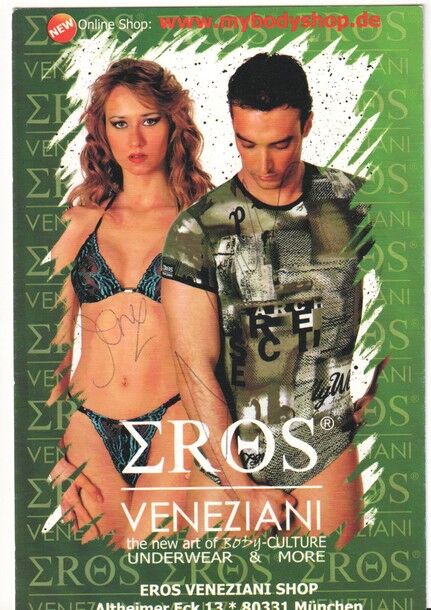 Autogramme Erotik | Eros Veneziani Models | 2010er (Portrait Color) 