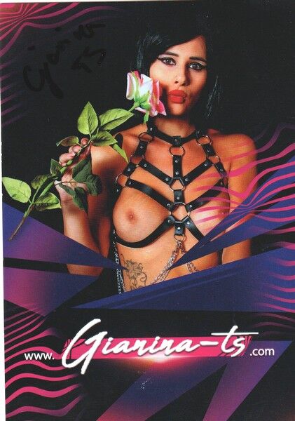 Autogramm Erotik | GIANINA TS | 2020er (Portrait Color) Website