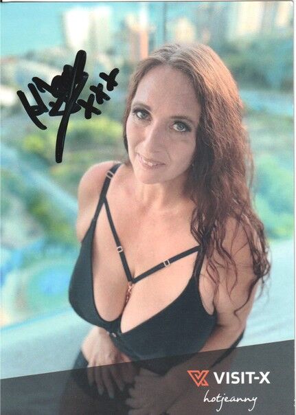 Autogramm Erotik | HOT JEANNY | 2022 (Portrait Color) Visit-X