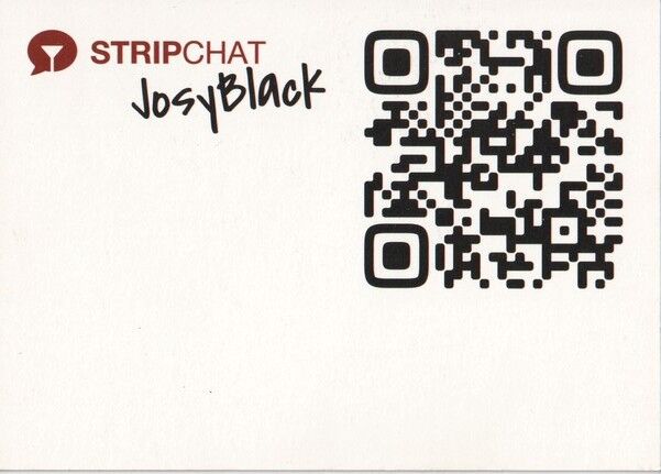 Autogramm Erotik | JOSY BLACK | 2010er (Pop-Art Color) StripChat