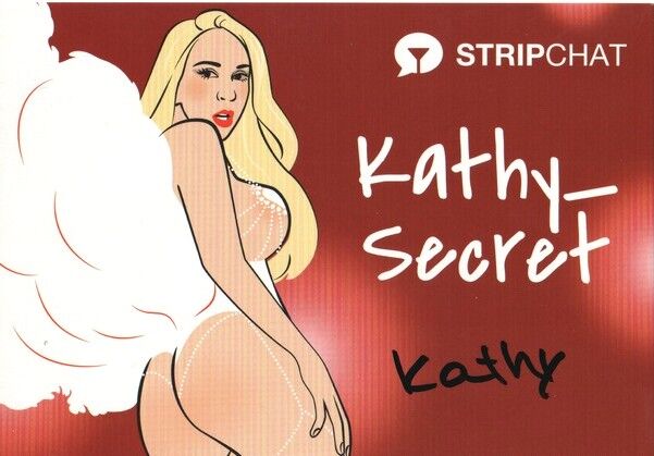 Autogramm Erotik | KATHY SECRET | 2010er (Pop-Art Color) StripChat