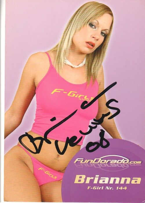 Autogramm Erotik | BRIANNA (Lessia Mia) | 2010er (Portrait Color) FunDorado