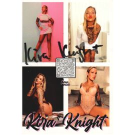 Autogramm Erotik | KIRA KNIGHT | 2020er (Collage Color)