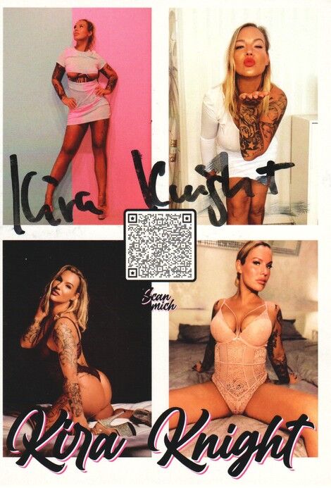 Autogramm Erotik | KIRA KNIGHT | 2020er (Collage Color)