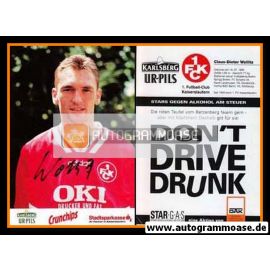 Autogramm Fussball | 1. FC Kaiserslautern | 1995 | Claus-Dieter WOLLITZ