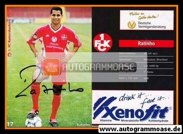 Autogramm Fussball | 1. FC Kaiserslautern | 1998 | RATINHO