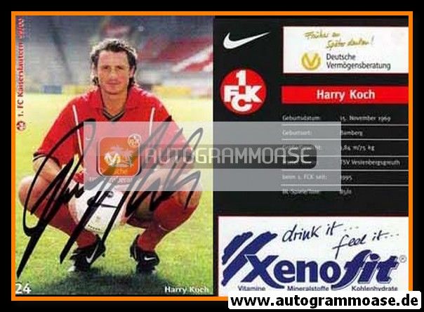 Autogramm Fussball | 1. FC Kaiserslautern | 1999 | Harry KOCH