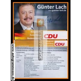 Autogramm Politik | CDU | Günter LACH | 2000er (Lebenslauf)