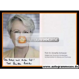 Autogramm Politik | CDU | Annette SCHAVAN | 2000er (Portrait Color)