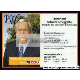 Autogramm Politik | CDU | Bernhard SCHULTE-DRÜGGELTE | 2000er (Portrait Color Mini)