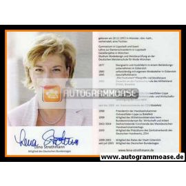 Autogramm Politik | CDU | Lena STROTHMANN | 2000er (Portrait Color) Lebenslauf