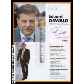 Autogramm Politik | CSU | Eduard OSWALD | 2000er (Portrait Color) 1