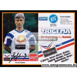 Autogramm Fussball | Karlsruher SC | 1989 | Srecko BOGDAN